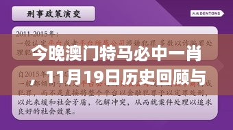 今晚澳門(mén)特馬必中一肖，11月19日歷史回顧與細化策略分析_EAU3.16.80科技版