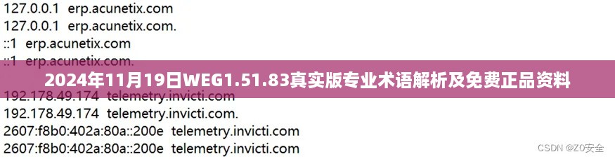 2024年11月19日WEG1.51.83真實(shí)版專(zhuān)業(yè)術(shù)語(yǔ)解析及免費正品資料