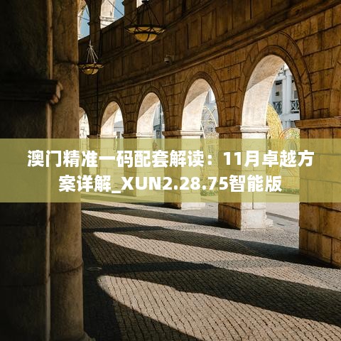 澳門(mén)精準一碼配套解讀：11月卓越方案詳解_XUN2.28.75智能版