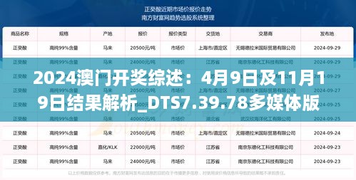 2024澳門(mén)開(kāi)獎綜述：4月9日及11月19日結果解析_DTS7.39.78多媒體版