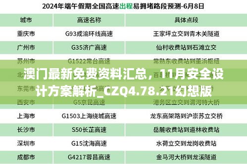 澳門(mén)最新免費資料匯總，11月安全設計方案解析_CZQ4.78.21幻想版
