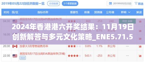 2024年香港港六開(kāi)獎結果：11月19日創(chuàng  )新解答與多元文化策略_ENE5.71.56