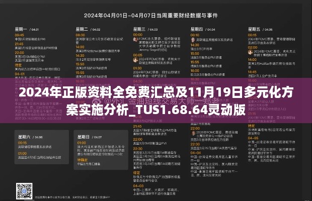 2024年正版資料全免費匯總及11月19日多元化方案實(shí)施分析_TUS1.68.64靈動(dòng)版