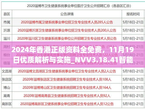 2024年香港正版資料全免費，11月19日優(yōu)質(zhì)解析與實(shí)施_NVV3.18.41智能共享版