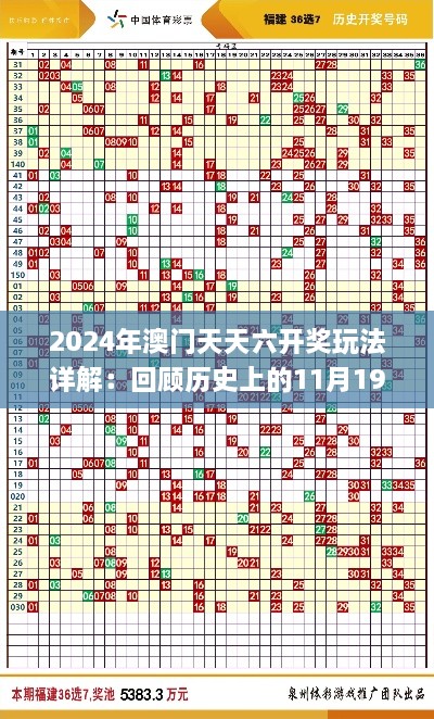 2024年澳門(mén)天天六開(kāi)獎玩法詳解：回顧歷史上的11月19日_FRC8.16.57煉氣境