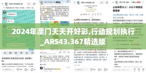 2024年澳門(mén)天天開(kāi)好彩,行動(dòng)規劃執行_ARS43.367精選版