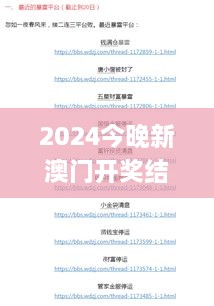 2024今晚新澳門(mén)開(kāi)獎結果,資源部署方案_ELZ43.769靈動(dòng)版
