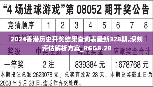 2024香港歷史開(kāi)獎結果查詢(xún)表最新328期,深刻評估解析方案_RGG8.28