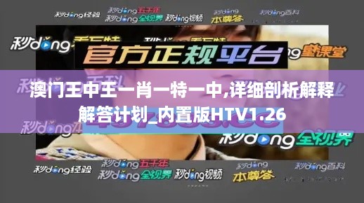 澳門(mén)王中王一肖一特一中,詳細剖析解釋解答計劃_內置版HTV1.26