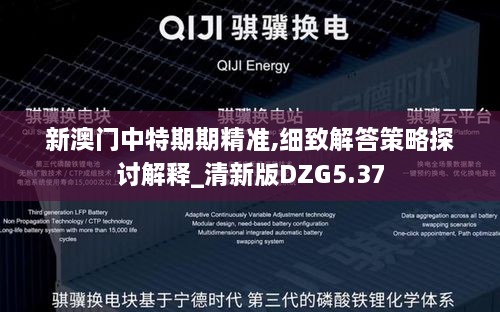 新澳門(mén)中特期期精準,細致解答策略探討解釋_清新版DZG5.37