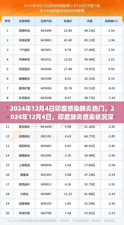 印度肺炎感染狀況深度解析，熱門(mén)話(huà)題背后的真相（2024年12月4日）
