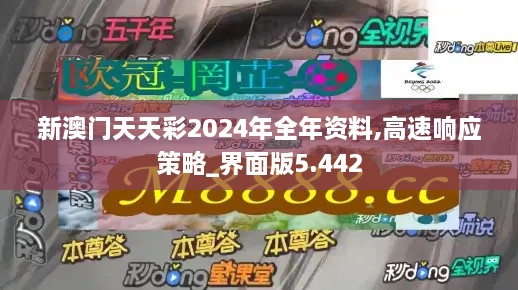 新澳門(mén)天天彩2024年全年資料,高速響應策略_界面版5.442