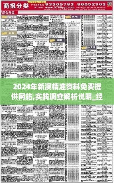 2024年新澳精準資料免費提供網(wǎng)站,實(shí)踐調查解析說(shuō)明_經(jīng)典版4.111