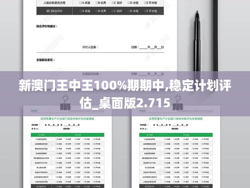 新澳門(mén)王中王100%期期中,穩定計劃評估_桌面版2.715
