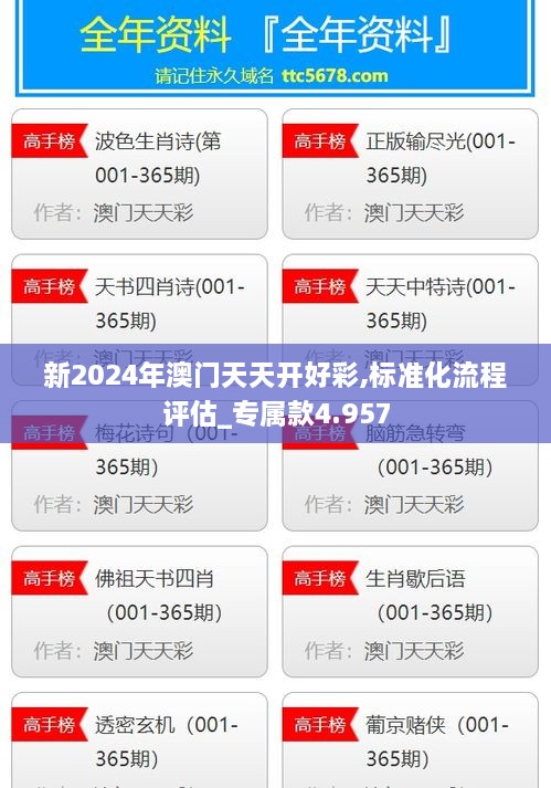 新2024年澳門(mén)天天開(kāi)好彩,標準化流程評估_專(zhuān)屬款4.957
