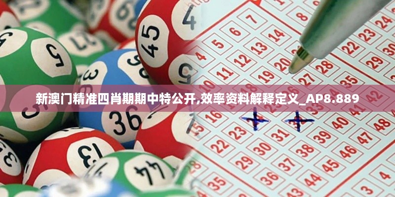 新澳門(mén)精準四肖期期中特公開(kāi),效率資料解釋定義_AP8.889