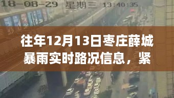 棗莊薛城暴雨預警，實(shí)時(shí)路況信息及雨季安全指南（12月13日）