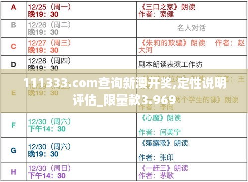 111333.соm查詢(xún)新澳開(kāi)獎,定性說(shuō)明評估_限量款3.969