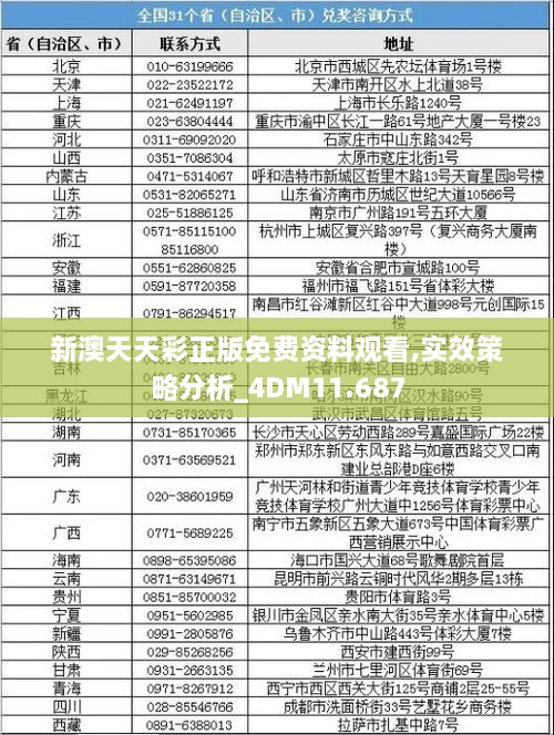 新澳天天彩正版免費資料觀(guān)看,實(shí)效策略分析_4DM11.687