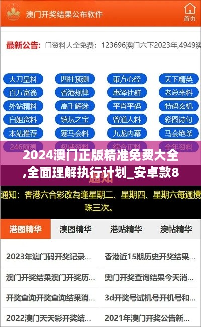 2024澳門(mén)正版精準免費大全,全面理解執行計劃_安卓款8.630
