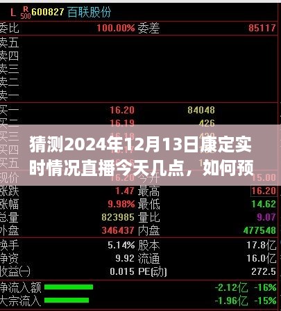 新手也能掌握的康定實(shí)時(shí)情況直播預測與觀(guān)看步驟指南——預測2024年12月13日康定實(shí)時(shí)直播時(shí)間