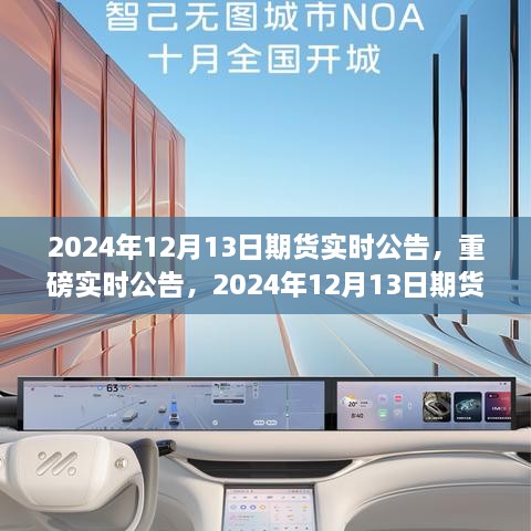 重磅實(shí)時(shí)公告，深度解析2024年12月13日期貨市場(chǎng)動(dòng)態(tài)