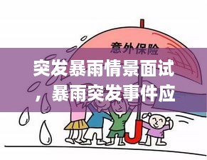 突發(fā)暴雨情景面試，暴雨突發(fā)事件應急預案 