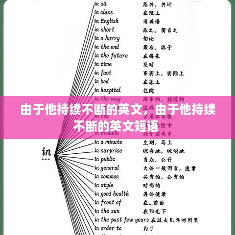 由于他持續不斷的英文，由于他持續不斷的英文短語(yǔ) 