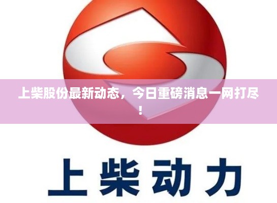 上柴股份最新動(dòng)態(tài)，今日重磅消息一網(wǎng)打盡！