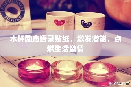 水杯勵志語(yǔ)錄貼紙，激發(fā)潛能，點(diǎn)燃生活激情