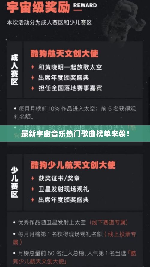 最新宇宙音樂(lè )熱門(mén)歌曲榜單來(lái)襲！