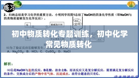 初中物質(zhì)轉化專(zhuān)題訓練，初中化學(xué)常見(jiàn)物質(zhì)轉化 