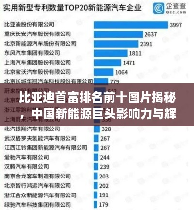 比亞迪首富排名前十圖片揭秘，中國新能源巨頭影響力與輝煌成就