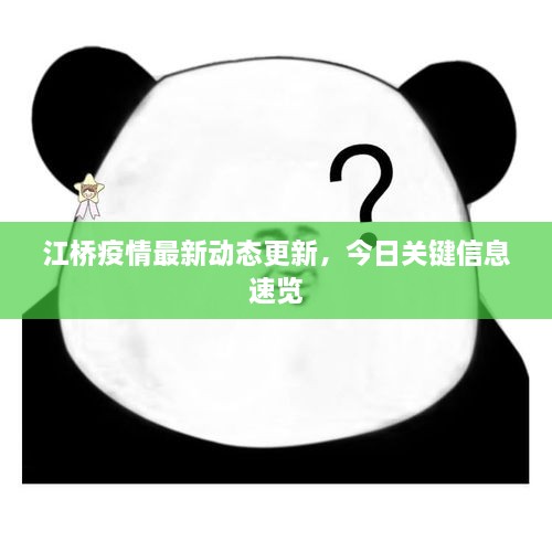 江橋疫情最新動(dòng)態(tài)更新，今日關(guān)鍵信息速覽