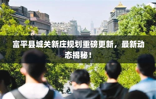 富平縣城關(guān)新莊規劃重磅更新，最新動(dòng)態(tài)揭秘！