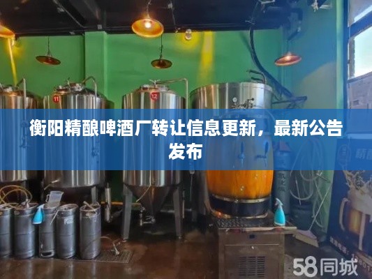 衡陽(yáng)精釀啤酒廠(chǎng)轉讓信息更新，最新公告發(fā)布