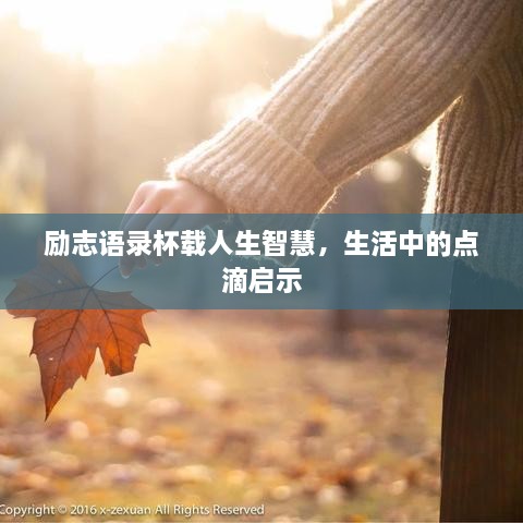 勵志語(yǔ)錄杯載人生智慧，生活中的點(diǎn)滴啟示